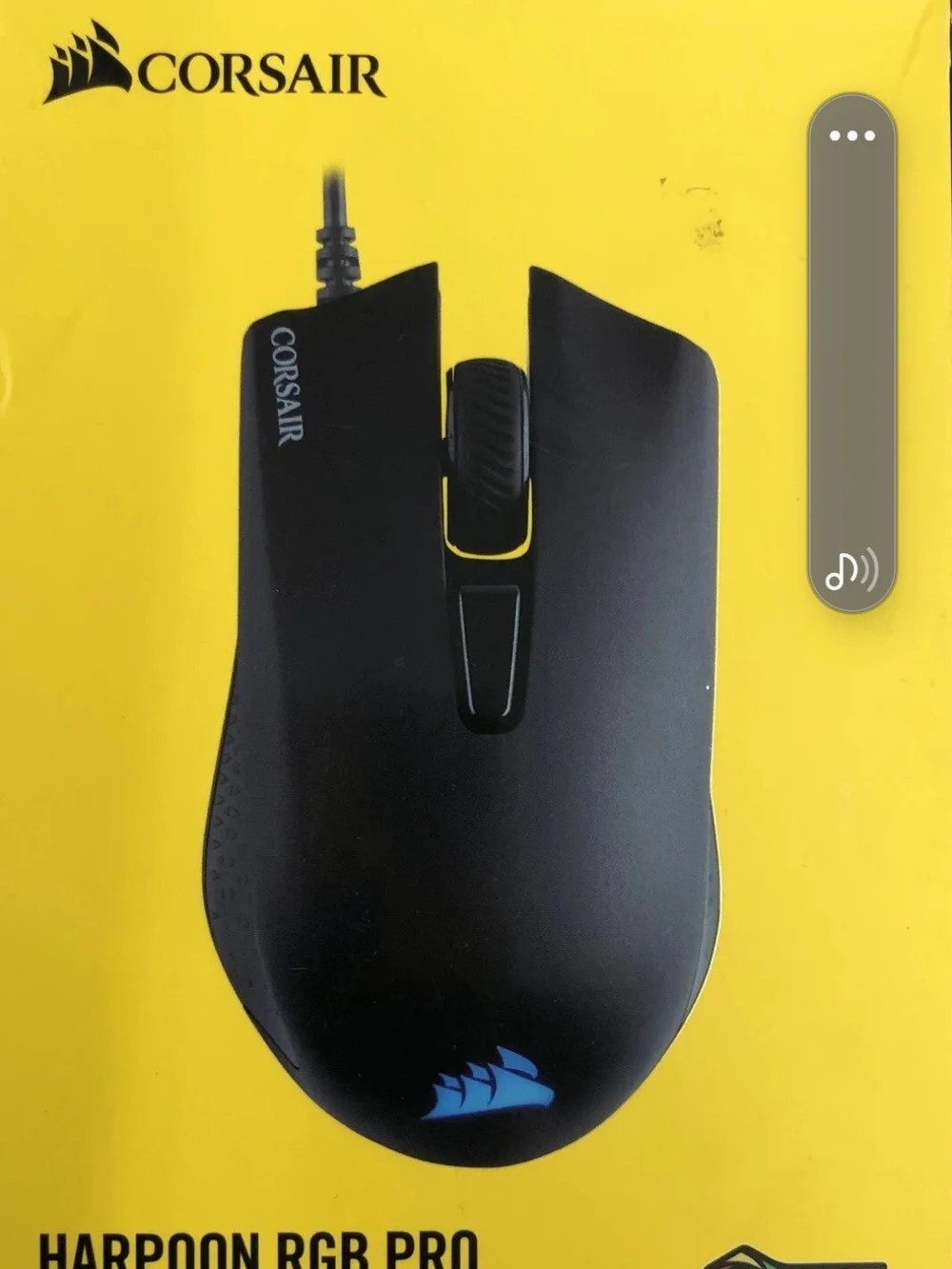 Corsair Harpoon RGB Pro Black Gaming Mouse Excellent Condition